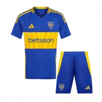 Boca Juniors Domáci Detský futbalový dres 2024-25 Krátky Rukáv (+ trenírky)